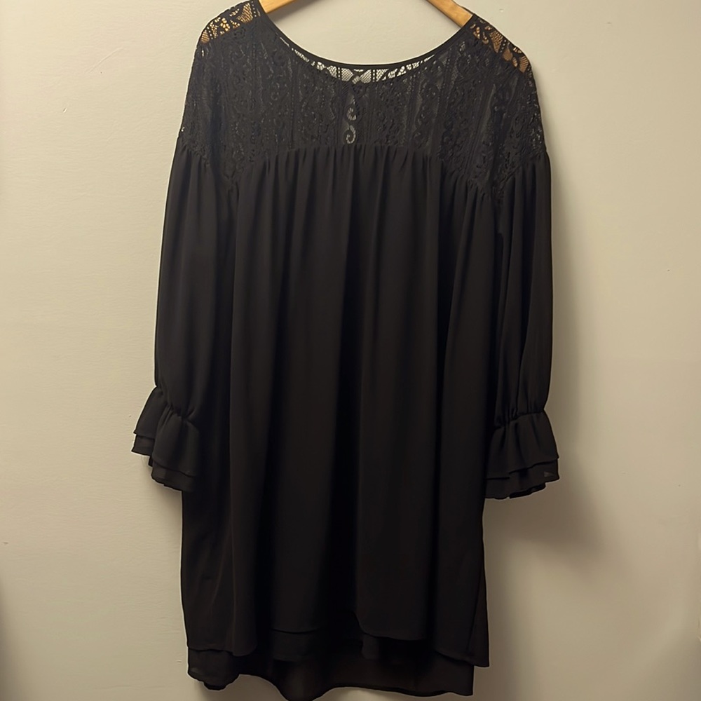 Black mini dress or top it depends on your style!